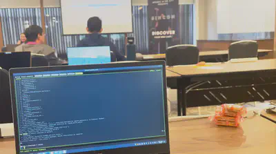 Me prepping my laptop with some Khong Guan biscuits. I actually forgot to prepare a Windows VM, but luckily I had one I had set up for Flare-On last year with WinDbg already inside it, before getting too busy to actually use it lol.
